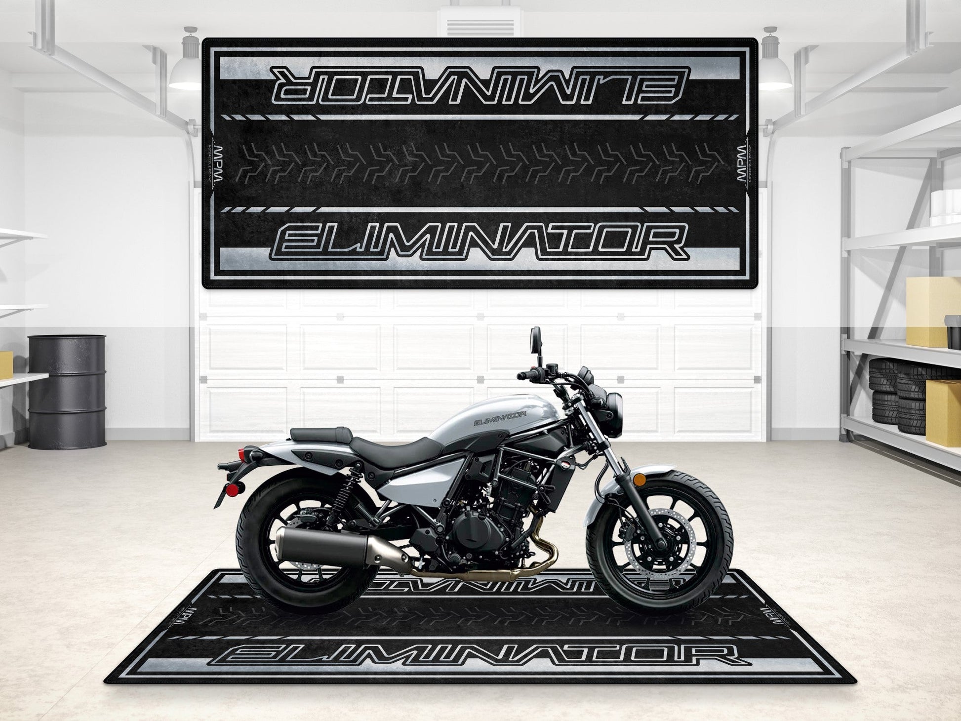 MPM Motorcycle Mat for Kawasaki Eliminator - MM7422 - Howling Moto