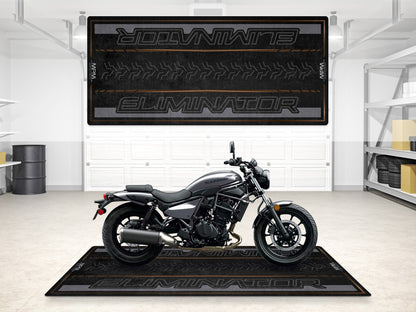 Designed Pit Mat for Kawasaki Eliminator Motorcycle - MM7422 - Howling Moto