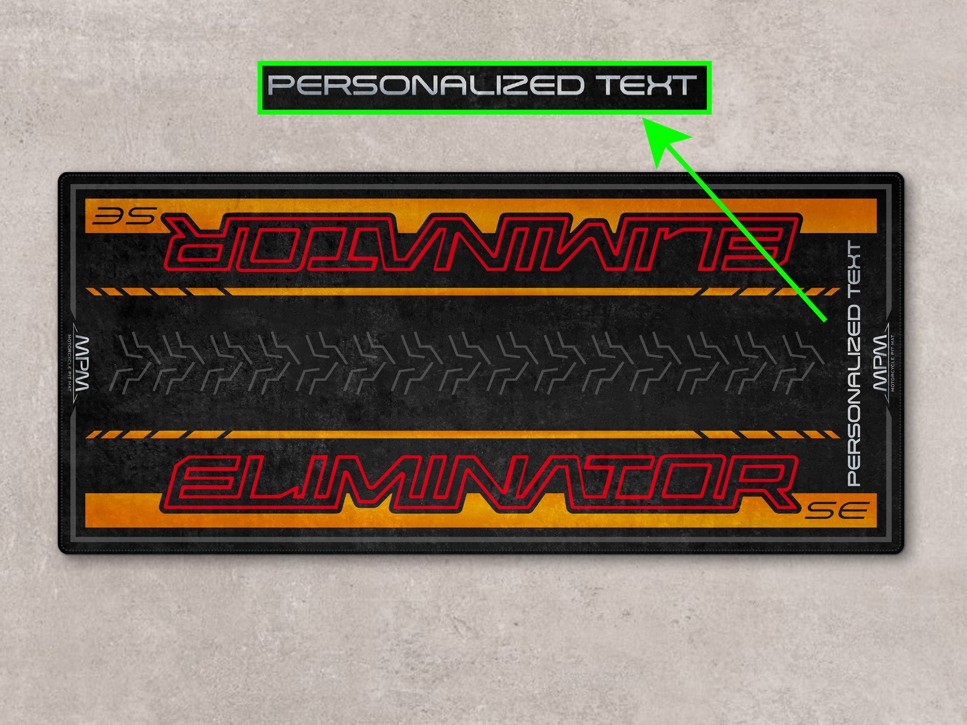 Designed Pit Mat for Kawasaki Eliminator SE Motorcycle - MM7423 - Howling Moto
