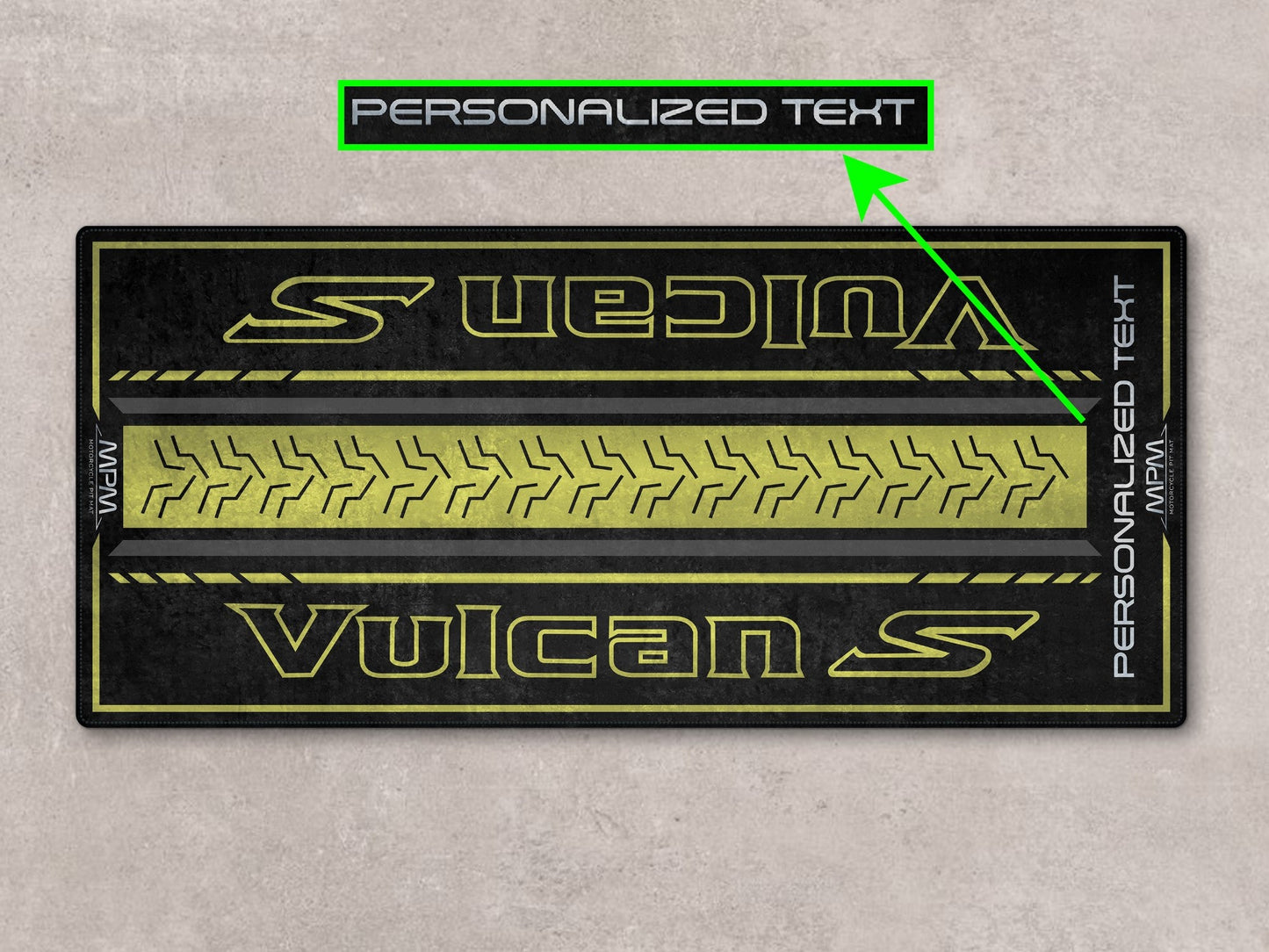Designed Pit Mat for Kawasaki Vulcan S Motorcycle - MM7424 - Howling Moto