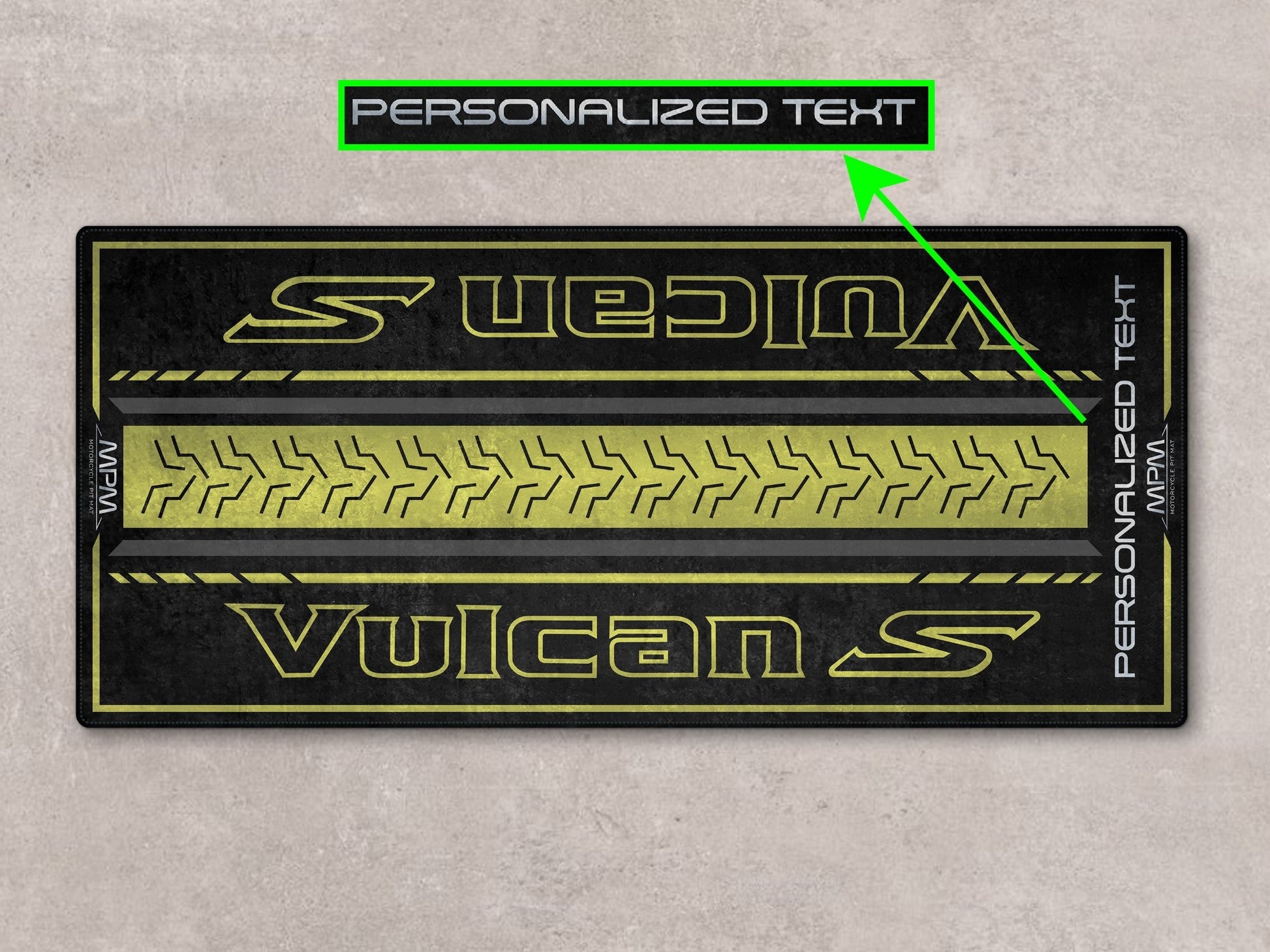 Designed Pit Mat for Kawasaki Vulcan S Motorcycle - MM7424 - Howling Moto