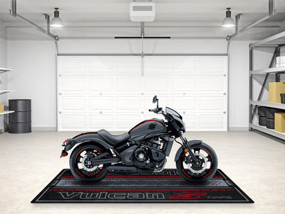 Designed Pit Mat for Kawasaki Vulcan S Cafe Motorcycle - MM7425 - Howling Moto
