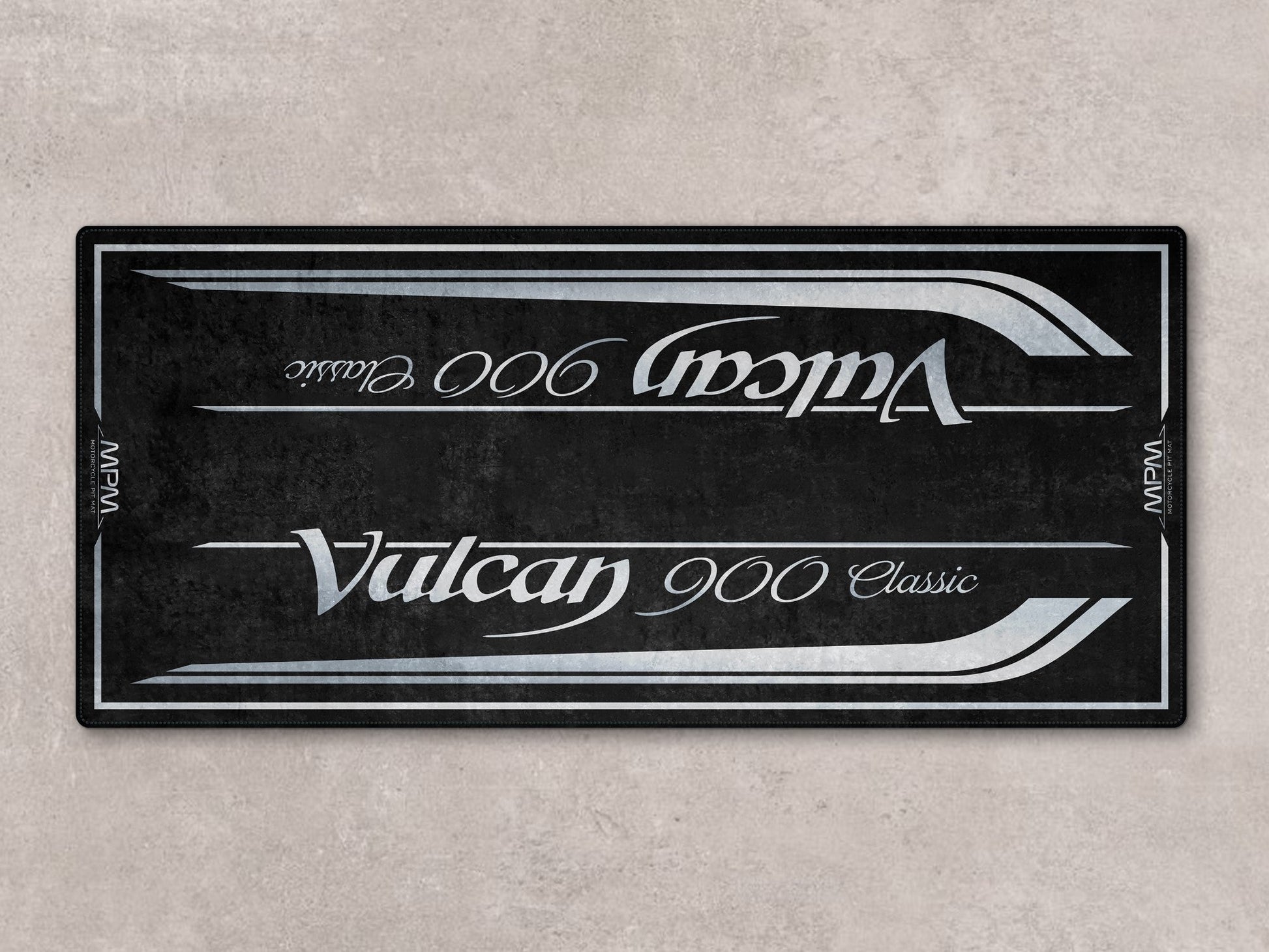 Designed Pit Mat for Kawasaki Vulcan 900 Classic Motorcycle - MM7426 - Howling Moto