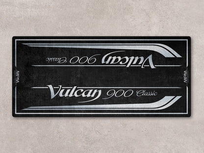 Designed Pit Mat for Kawasaki Vulcan 900 Classic Motorcycle - MM7426 - Howling Moto