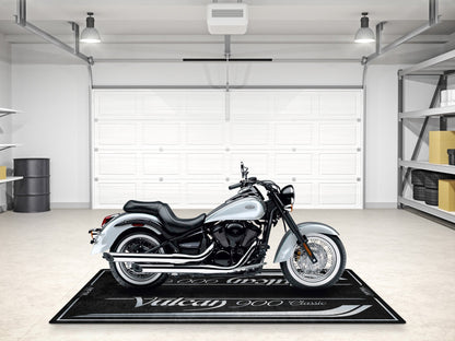 Designed Pit Mat for Kawasaki Vulcan 900 Classic Motorcycle - MM7426 - Howling Moto