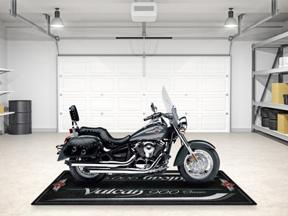 Designed Pit Mat for Kawasaki Vulcan 900 Classic LT Motorcycle - MM7428 - Howling Moto