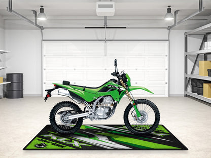 Designed Pit Mat for Kawasaki KLX Motorcycle - MM7432 - Howling Moto