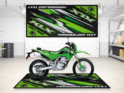 Designed Pit Mat for Kawasaki KLX Motorcycle - MM7432 - Howling Moto