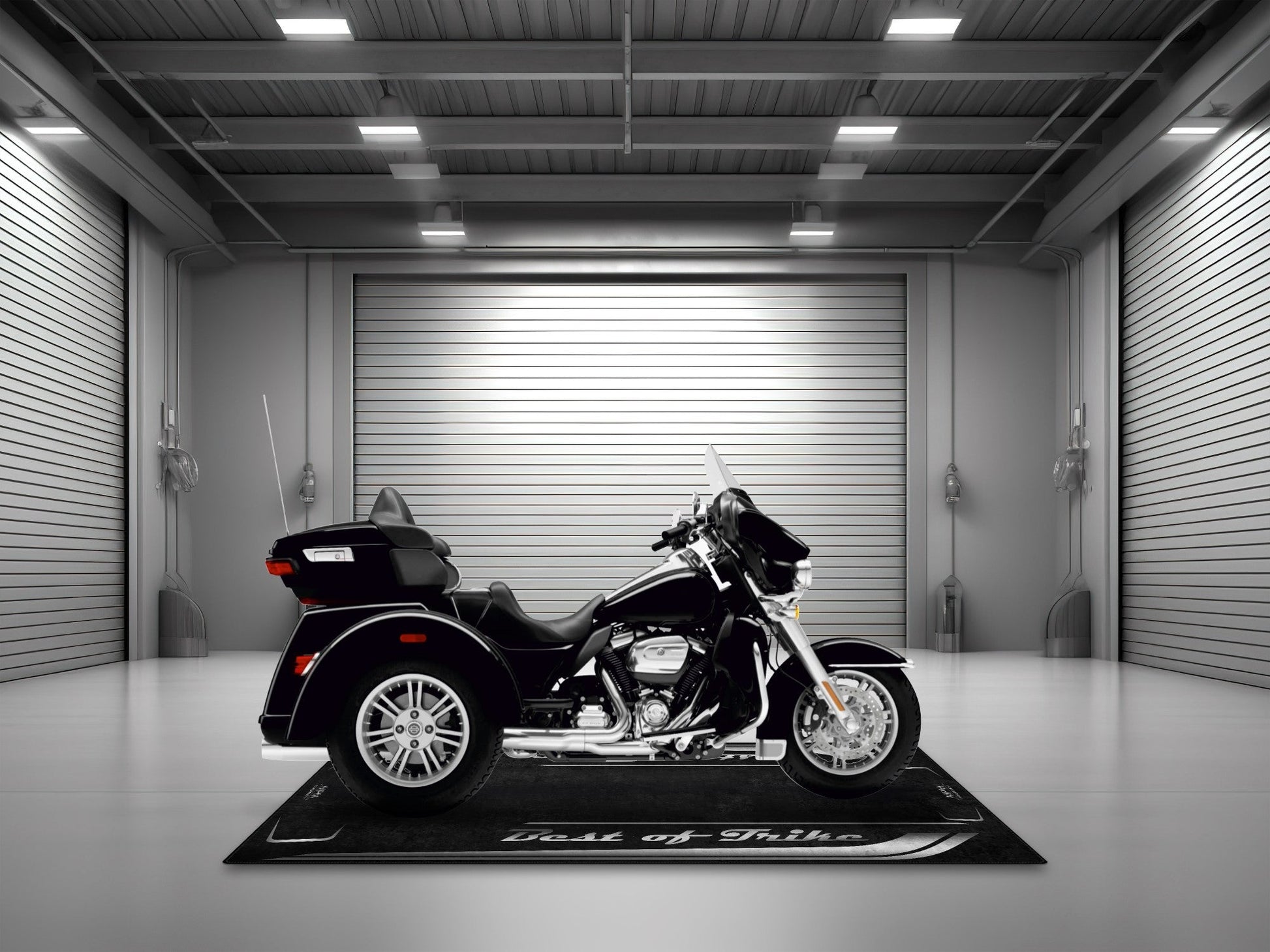 Motorcycle Mat for Trike Motorcycle "Best of Trike" - MM7433 - Howling Moto