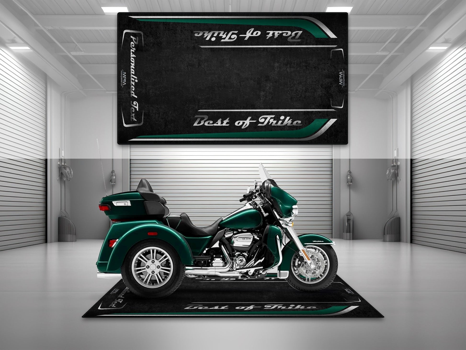Motorcycle Mat for Trike Motorcycle "Best of Trike" - MM7433 - Howling Moto