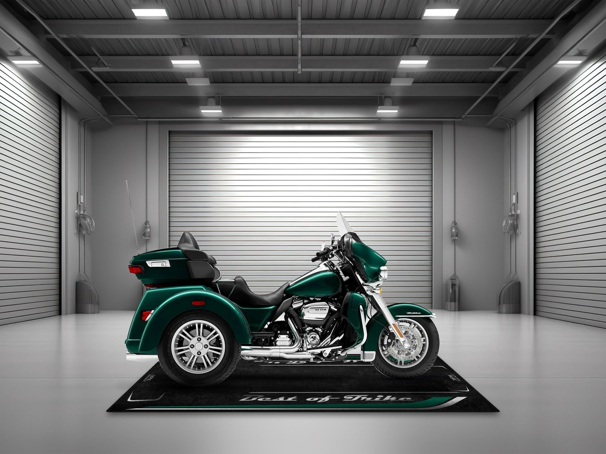 Motorcycle Mat for Trike Motorcycle "Best of Trike" - MM7433 - Howling Moto