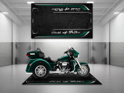 Motorcycle Mat for Trike Motorcycle "Best of Trike" - MM7433 - Howling Moto
