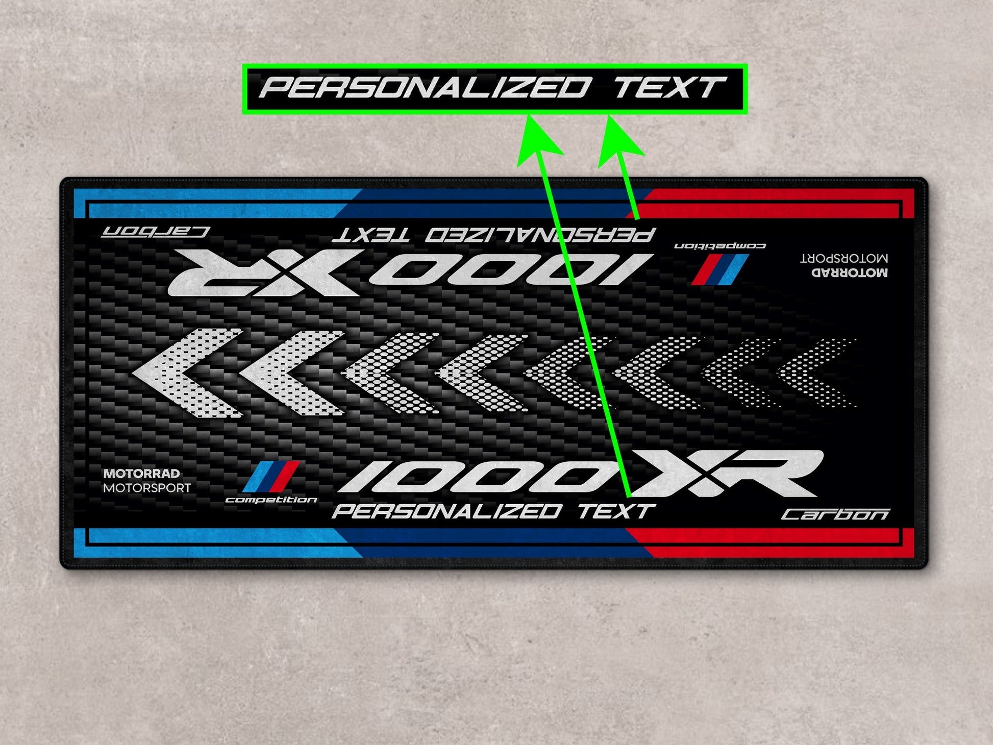 Designed Pit Mat for BMW M1000XR Motorcycle - MM7434 - Howling Moto