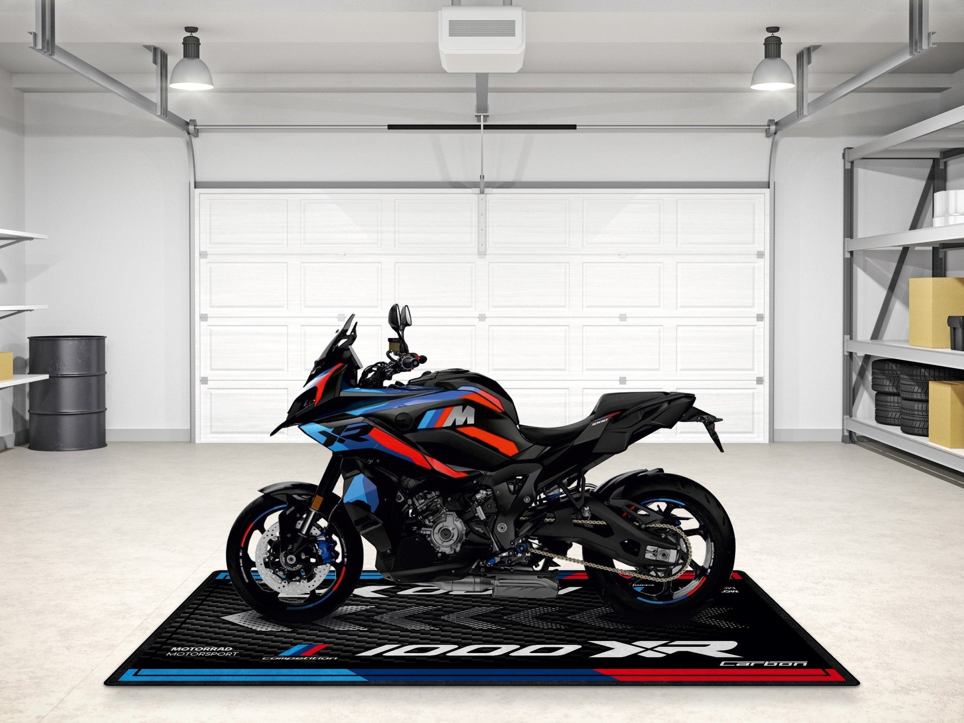 Designed Pit Mat for BMW M1000XR Motorcycle - MM7434 - Howling Moto