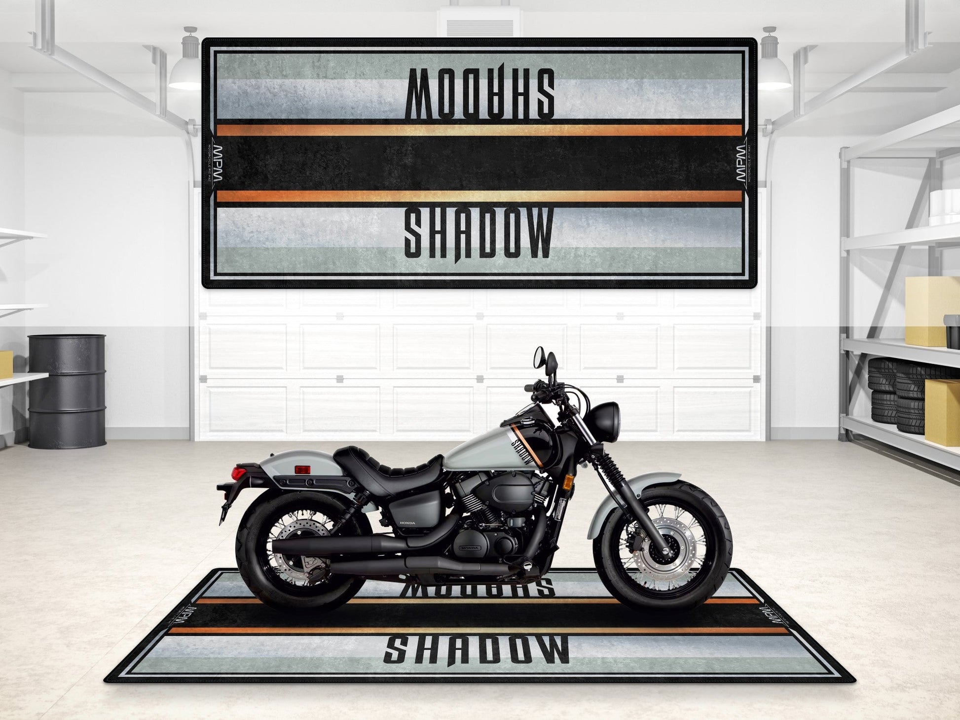 MPM Motorcycle Mat for Honda Shadow Phantom - MM7436 - Howling Moto