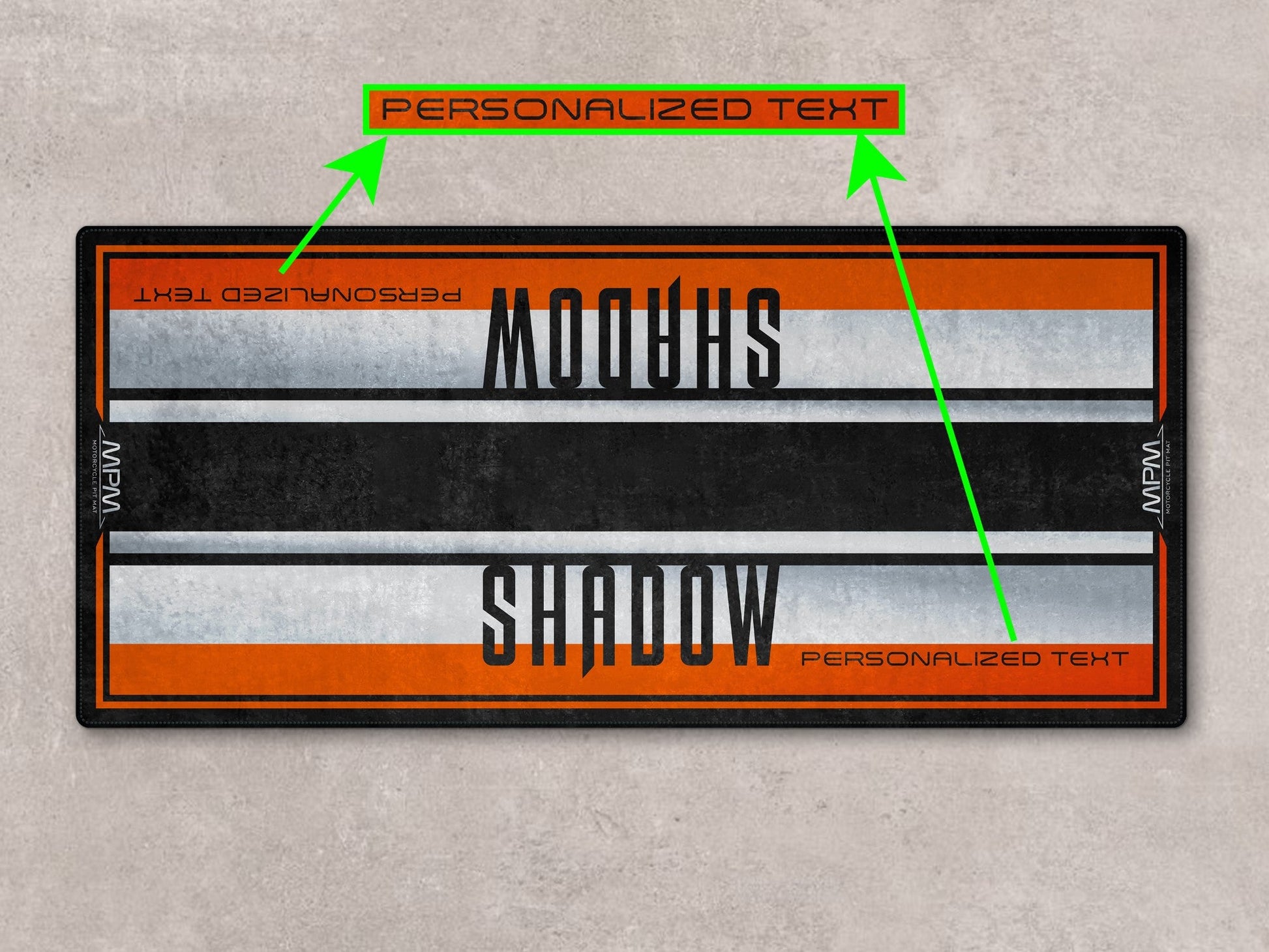 Designed Pit Mat for Honda Shadow Phantom Motorcycle - MM7436 - Howling Moto