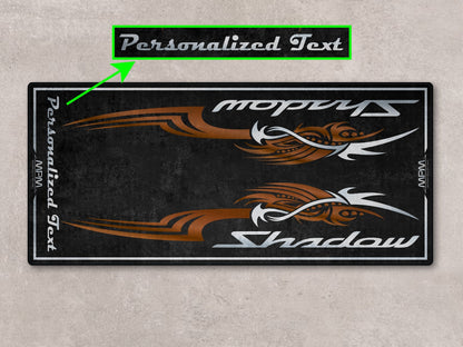 Designed Pit Mat for Honda Shadow Aero Motorcycle - MM7437 - Howling Moto