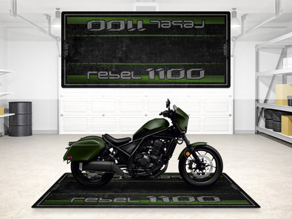 Designed Pit Mat for 2024 Honda Rebel 1100 Motorcycle - MM7438 - Howling Moto