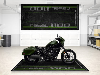 Designed Pit Mat for 2024 Honda Rebel 1100 Motorcycle - MM7438 - Howling Moto