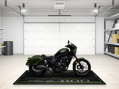 Designed Pit Mat for 2024 Honda Rebel 1100 Motorcycle - MM7438 - Howling Moto