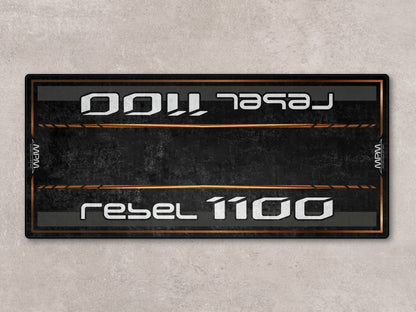 Designed Pit Mat for 2024 Honda Rebel 1100 Motorcycle - MM7438 - Howling Moto