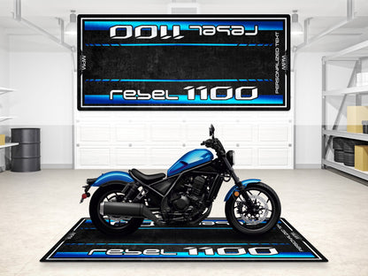 Designed Pit Mat for 2024 Honda Rebel 1100 Motorcycle - MM7438 - Howling Moto