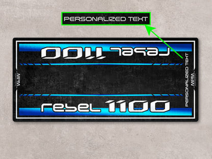 Designed Pit Mat for 2024 Honda Rebel 1100 Motorcycle - MM7438 - Howling Moto