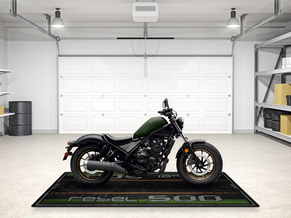 Designed Pit Mat for Honda Rebel 500 Motorcycle - MM7439 - Howling Moto