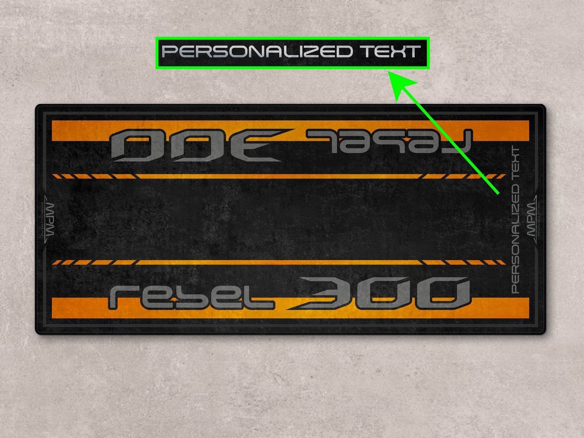 Designed Pit Mat for Honda Rebel 300 Motorcycle - MM7440 - Howling Moto