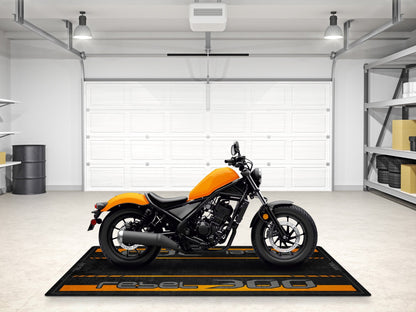 Designed Pit Mat for Honda Rebel 300 Motorcycle - MM7440 - Howling Moto