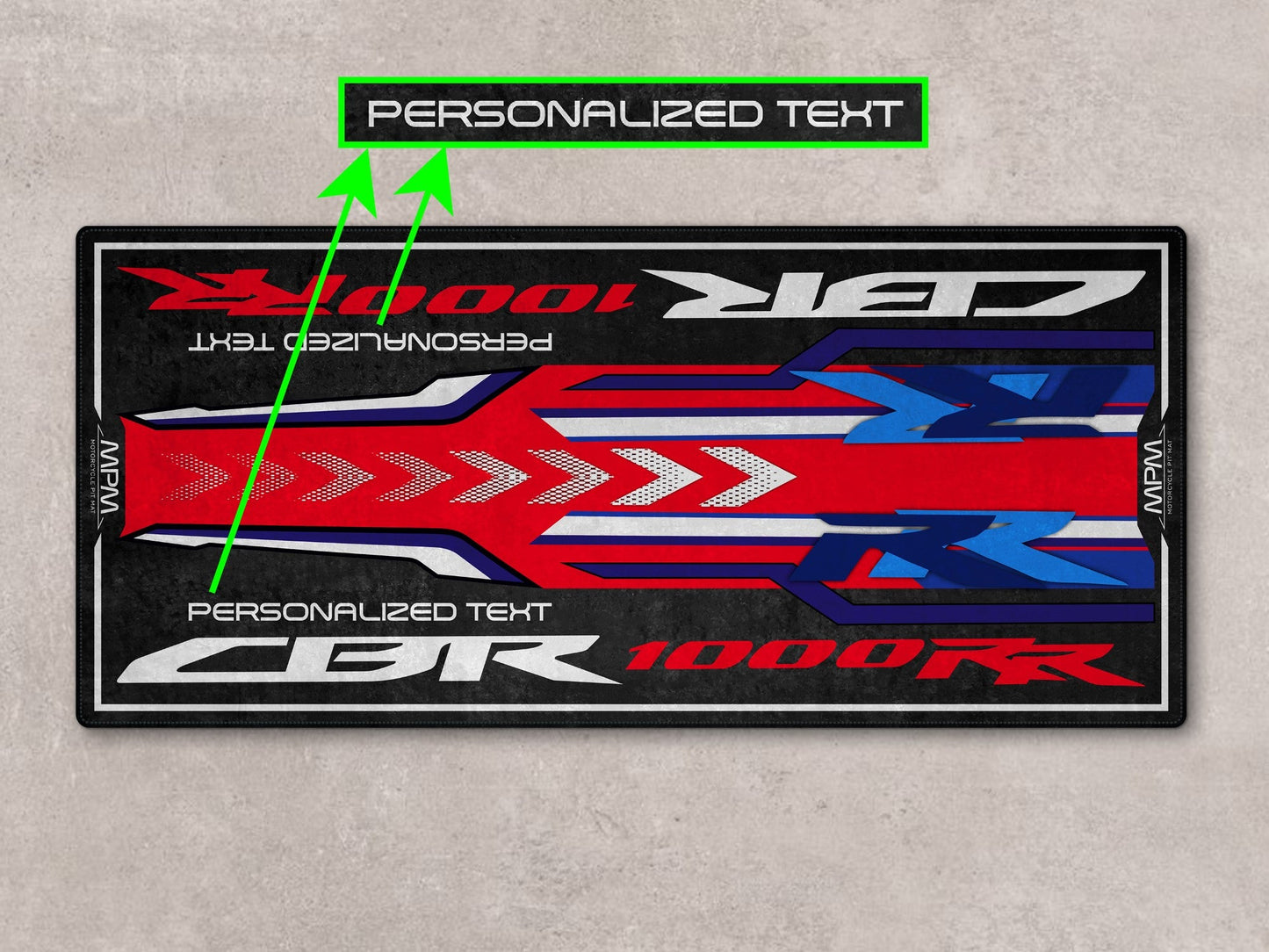 Designed Pit Mat for Honda CBR1000RR Motorcycle - MM7442 - Howling Moto