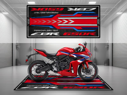 Designed Pit Mat for Honda CBR650R Motorcycle - MM7444 - Howling Moto