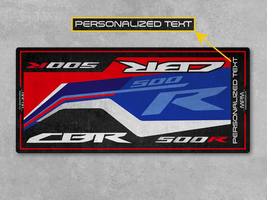 Designed Pit Mat for Honda CBR500R Motorcycle - MM7445 - Howling Moto