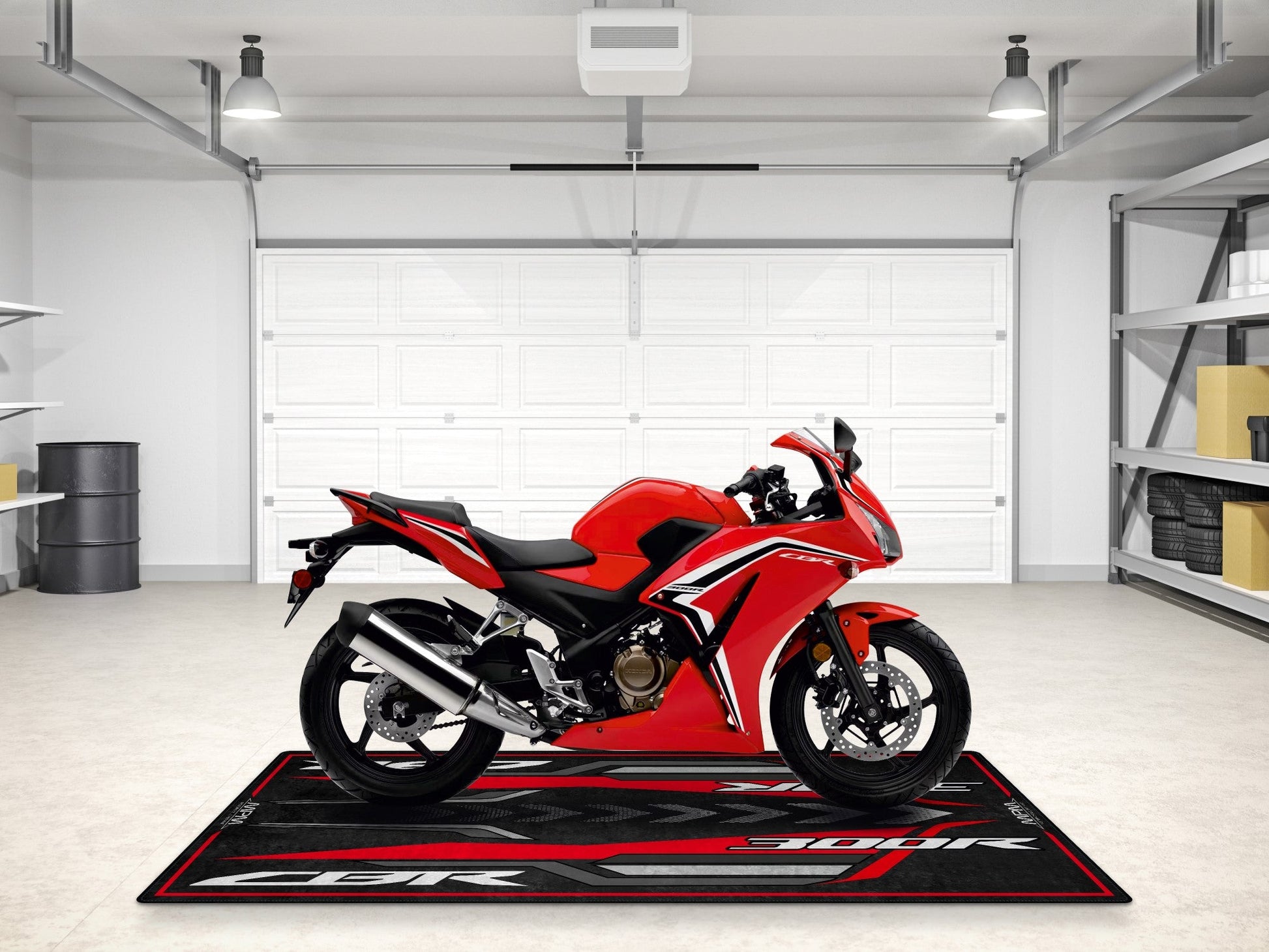 Designed Pit Mat for Honda CBR300R Motorcycle - MM7446 - Howling Moto