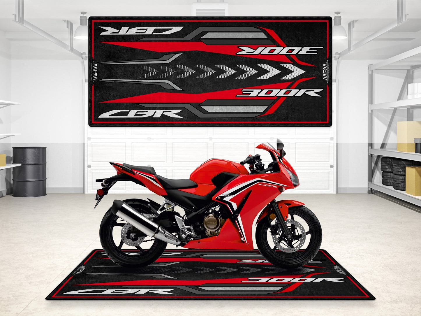 MPM Motorcycle Mat for Honda CBR300R - MM7446 - Howling Moto