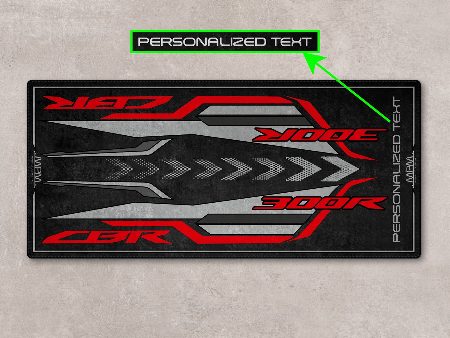 Designed Pit Mat for Honda CBR300R Motorcycle - MM7446 - Howling Moto