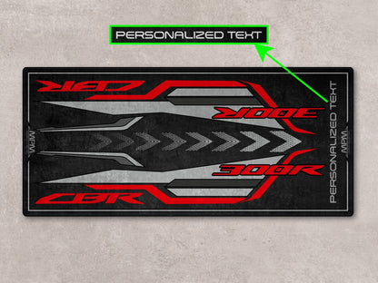 Designed Pit Mat for Honda CBR300R Motorcycle - MM7446 - Howling Moto