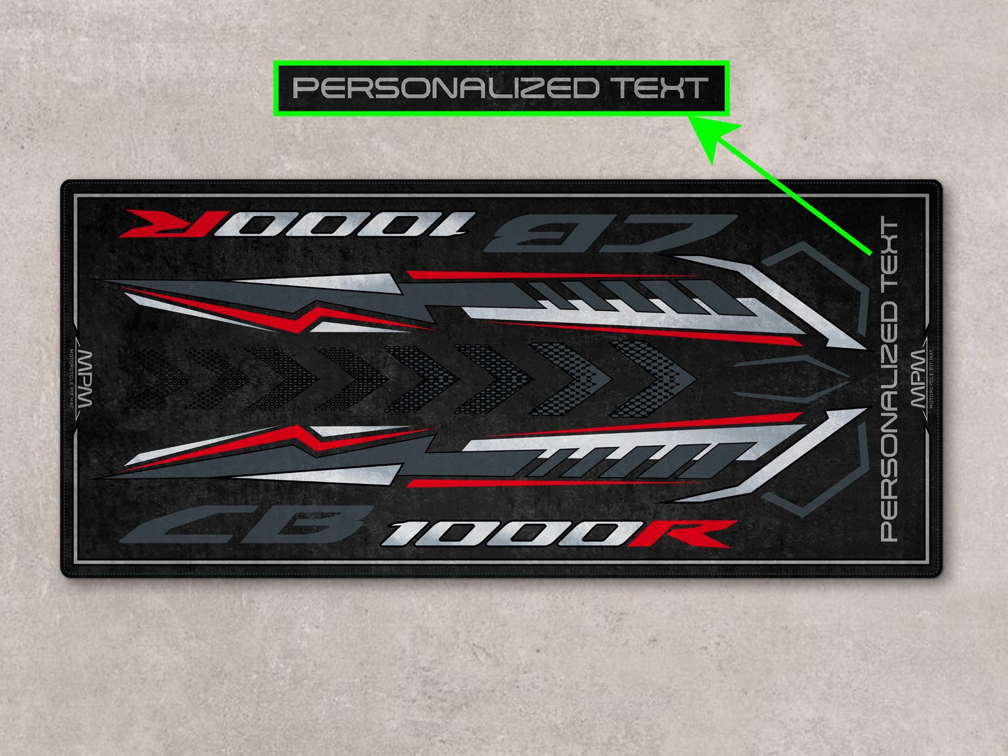 Designed Pit Mat for Honda CB1000R Motorcycle - MM7447 - Howling Moto