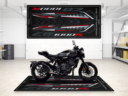 Designed Pit Mat for Honda CB1000R Motorcycle - MM7447 - Howling Moto