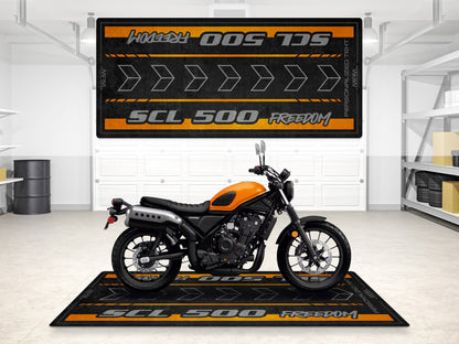 Designed Pit Mat for Honda SCL500 Motorcycle - MM7448 - Howling Moto