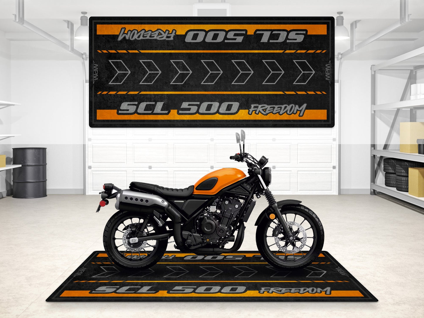 MPM Motorcycle Mat for Honda SCL500 - MM7448 - Howling Moto
