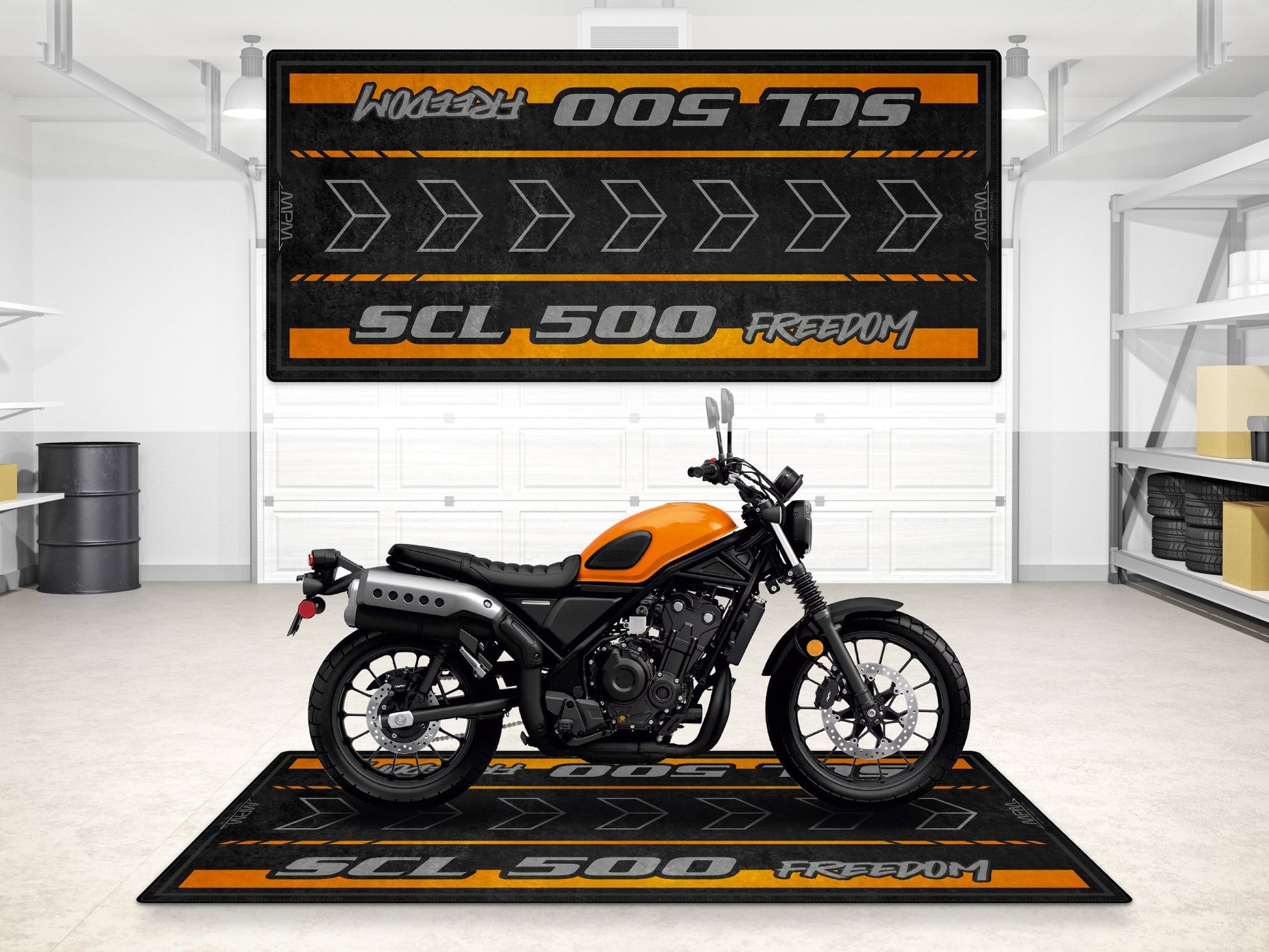 MPM Motorcycle Mat for Honda SCL500 - MM7448 - Howling Moto