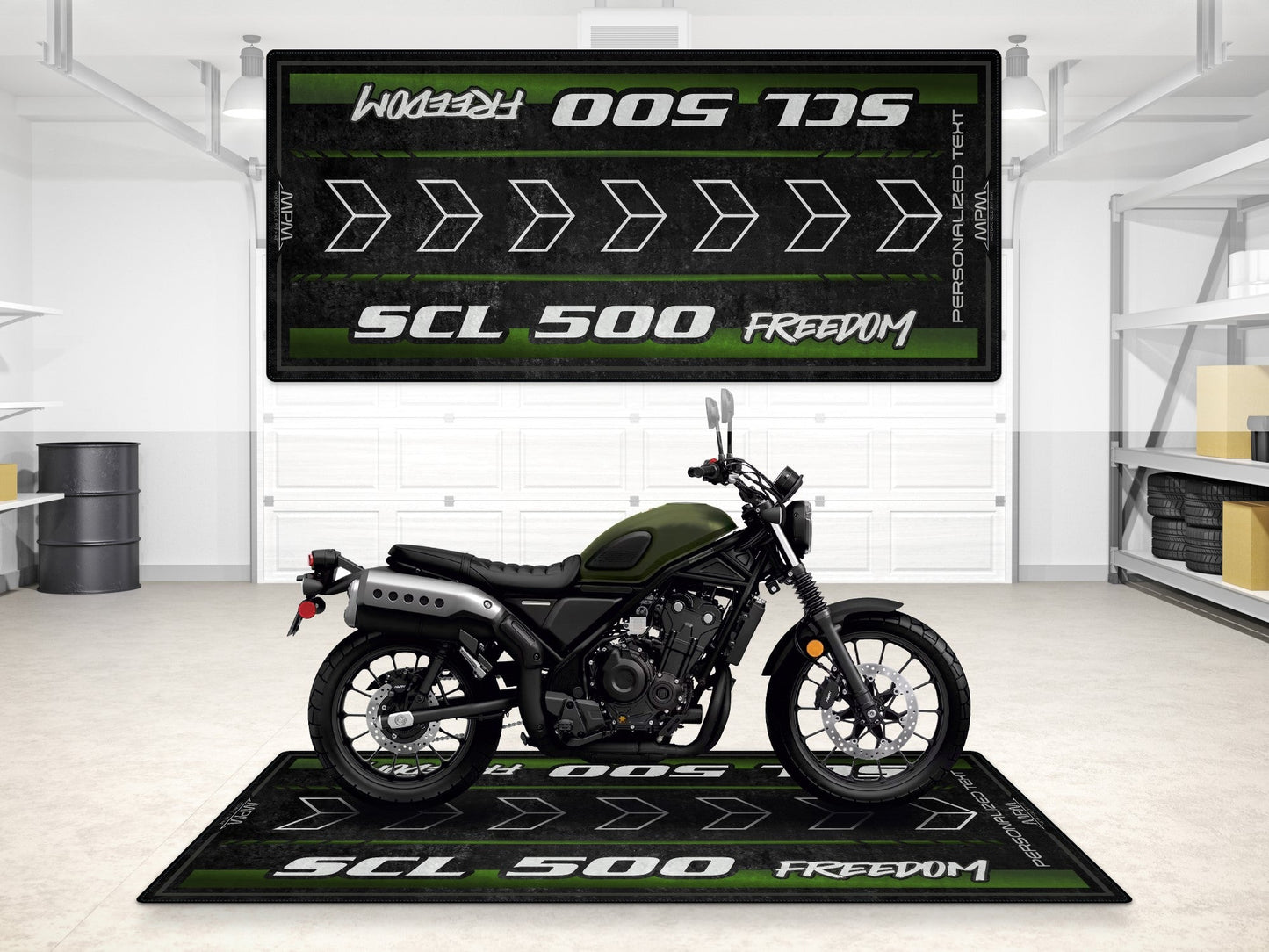 MPM Motorcycle Mat for Honda SCL500 - MM7448 - Howling Moto