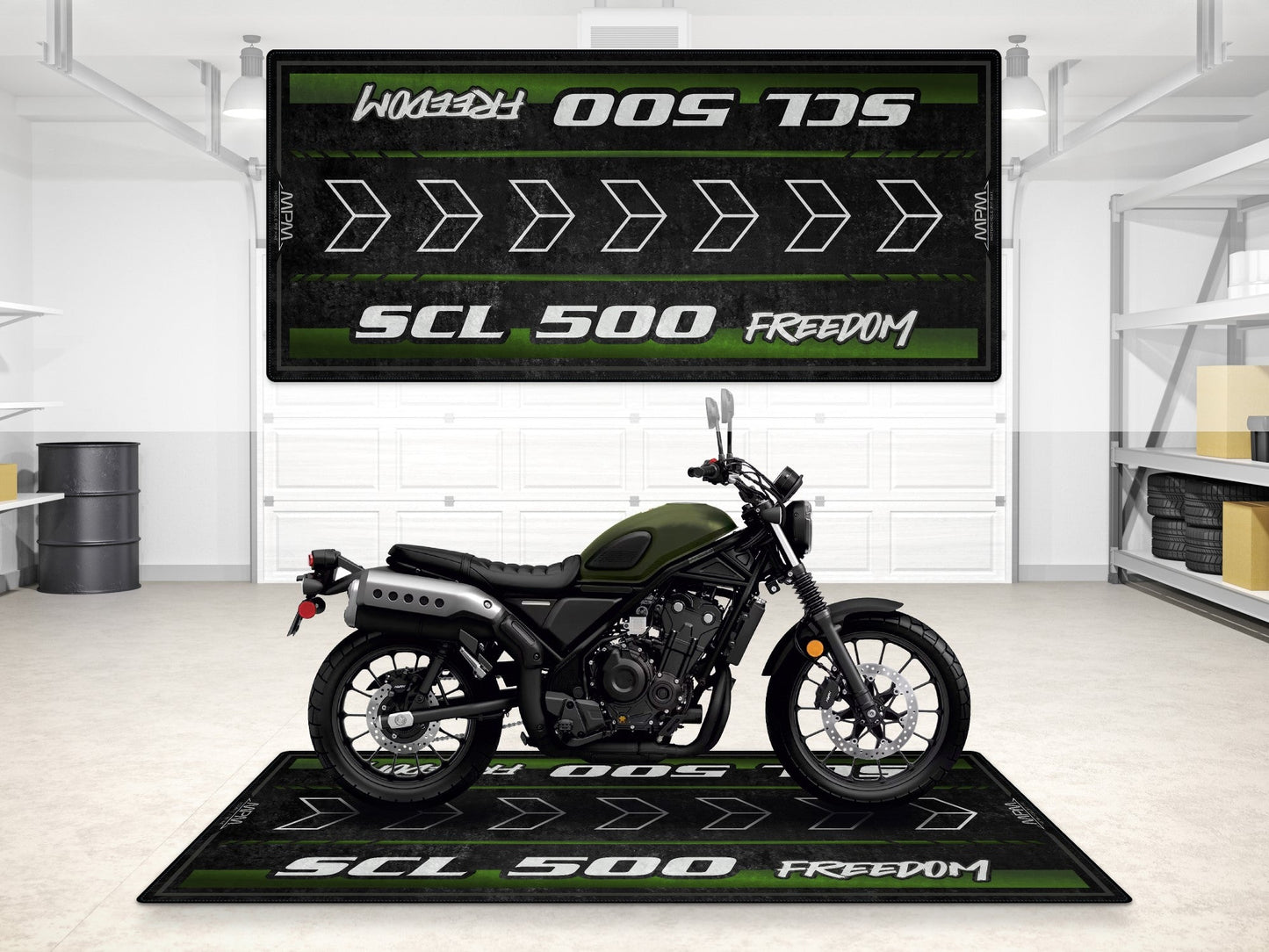 MPM Motorcycle Mat for Honda SCL500 - MM7448 - Howling Moto