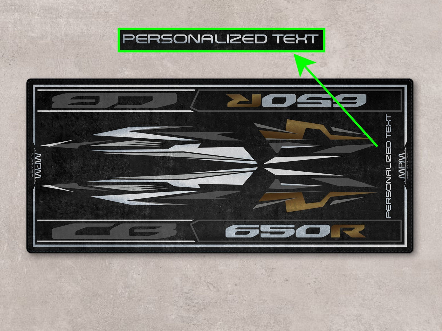 Designed Pit Mat for Honda CB650R Motorcycle - MM7449 - Howling Moto