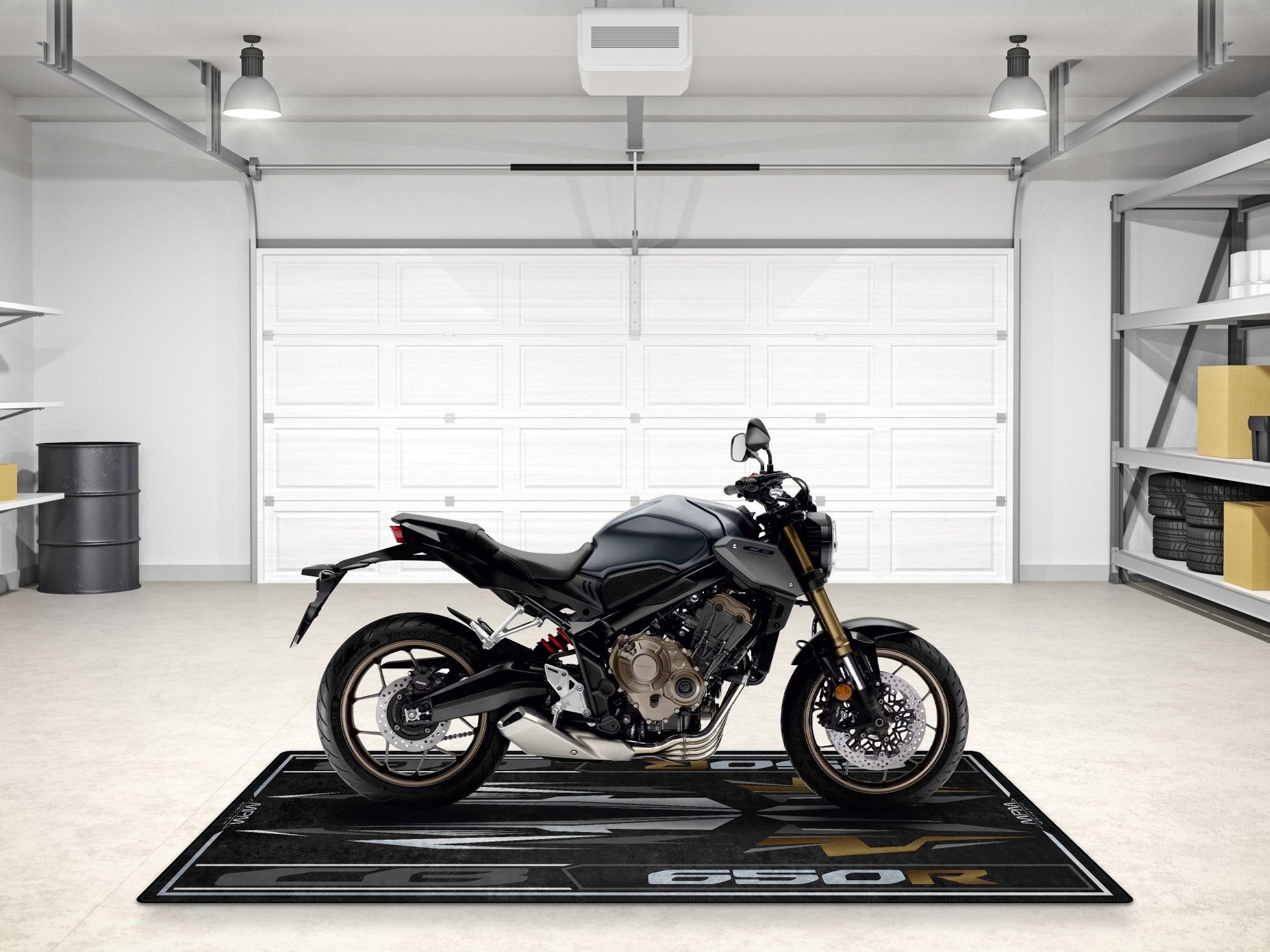 Designed Pit Mat for Honda CB650R Motorcycle - MM7449 - Howling Moto