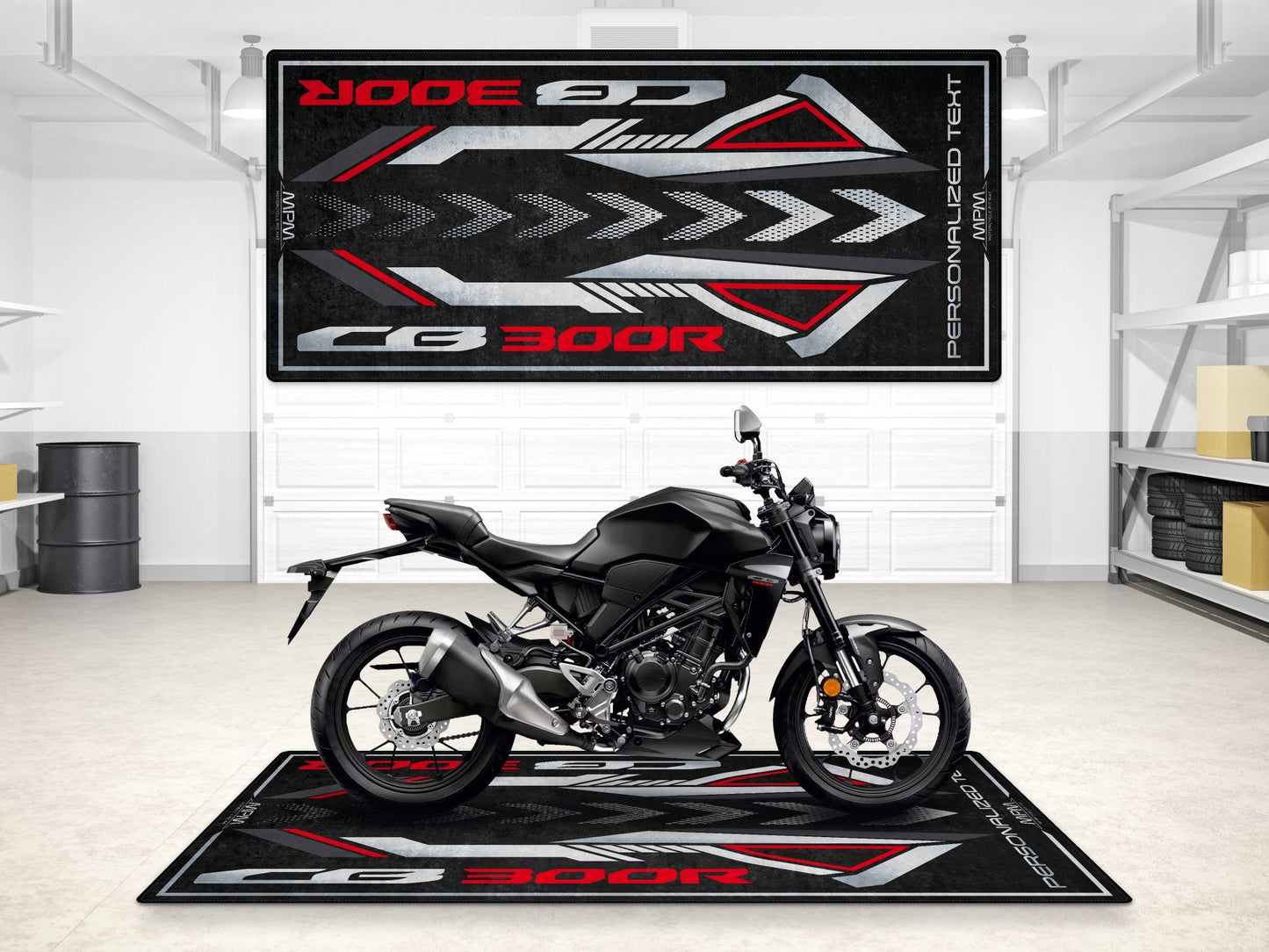 Designed Pit Mat for Honda CB300R Motorcycle - MM7451 - Howling Moto