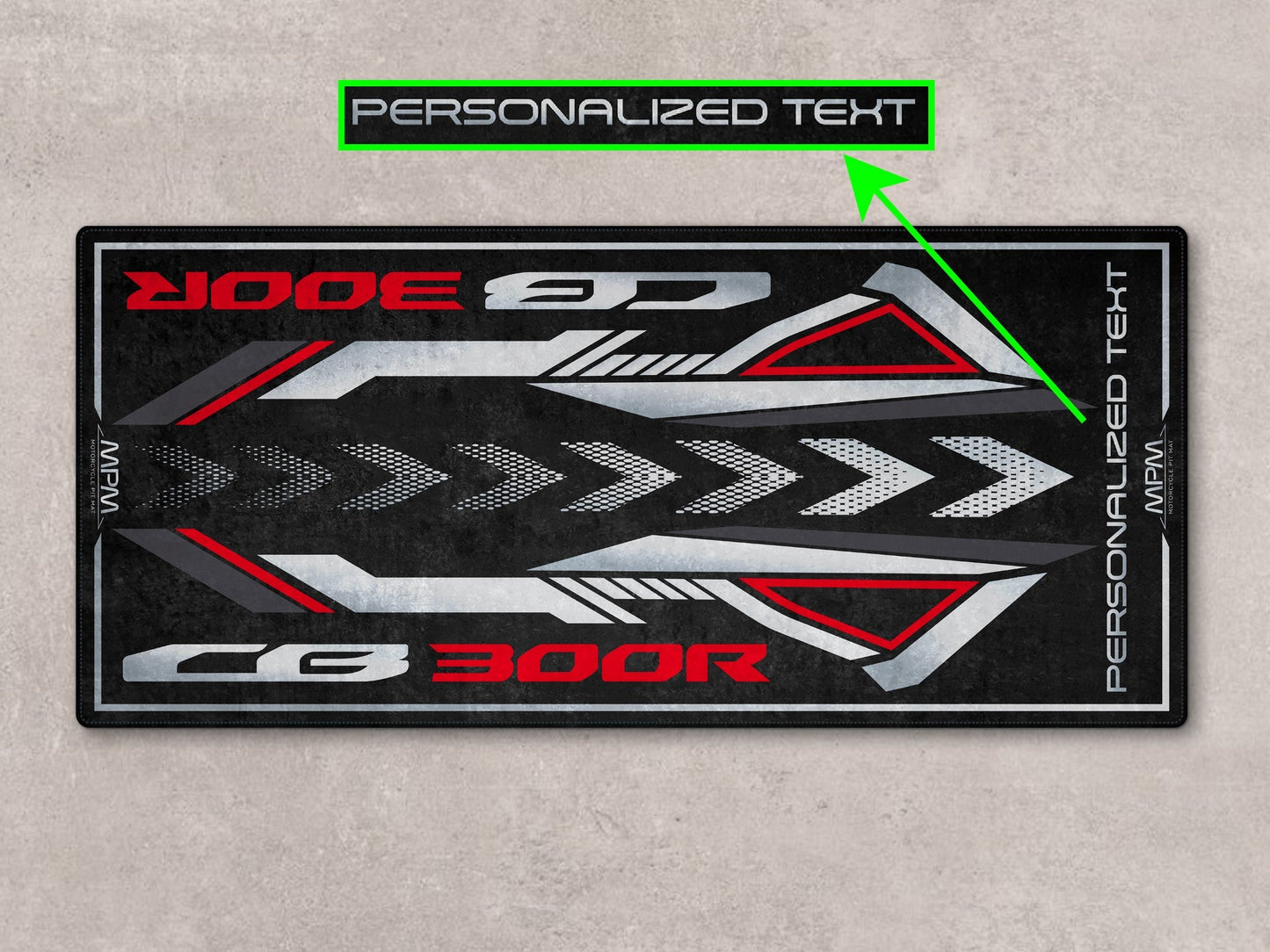 Designed Pit Mat for Honda CB300R Motorcycle - MM7451 - Howling Moto