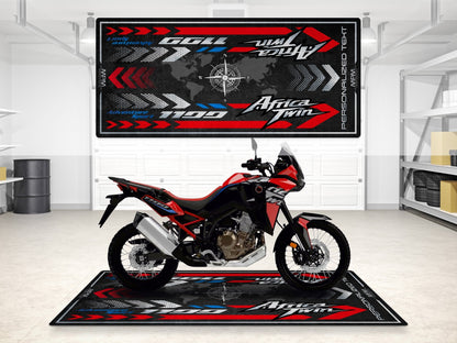 Designed Pit Mat for Honda Africa Twin Motorcycle - MM7452 - Howling Moto