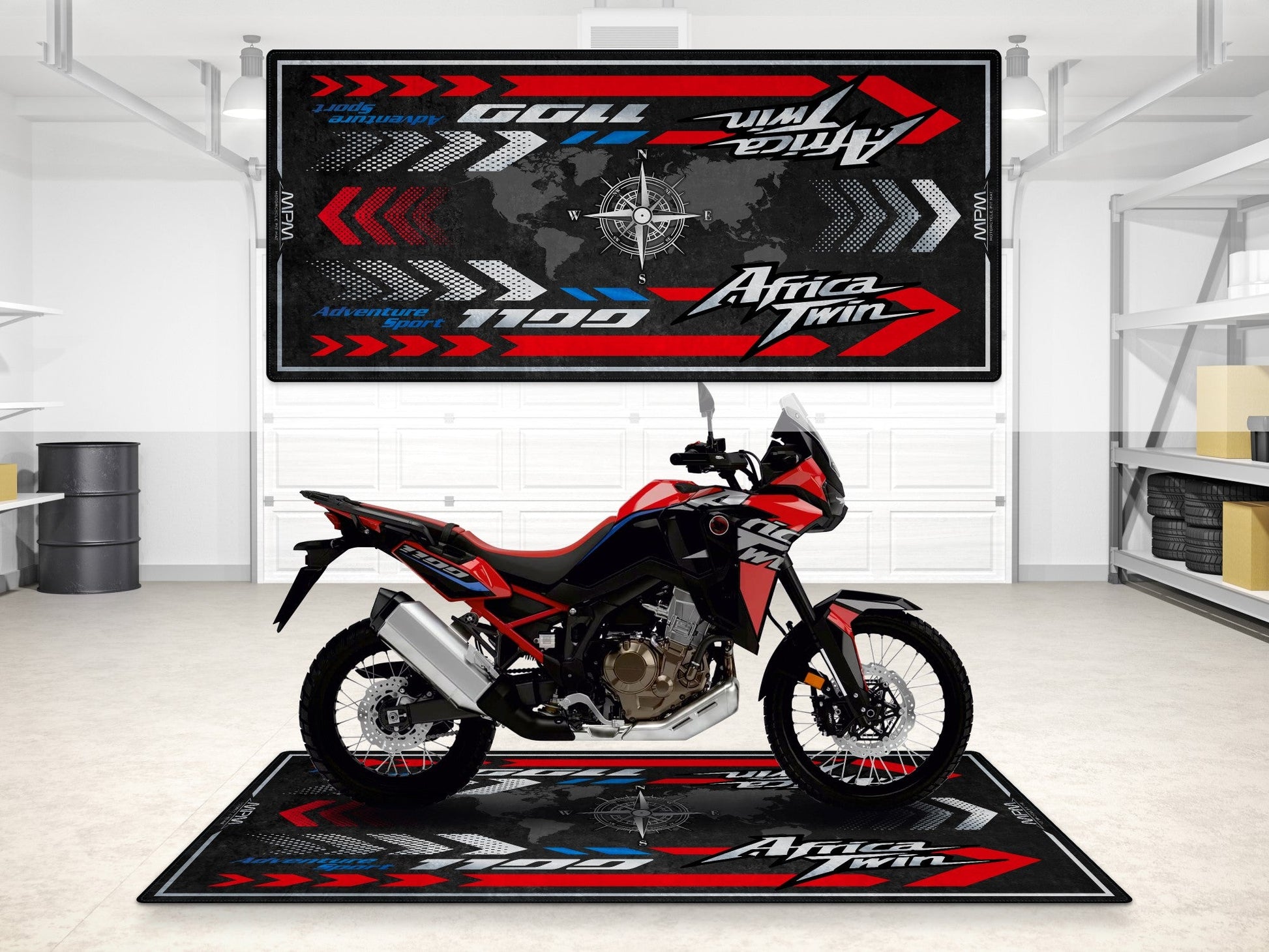 MPM Motorcycle Mat for Honda Africa Twin - MM7452 - Howling Moto